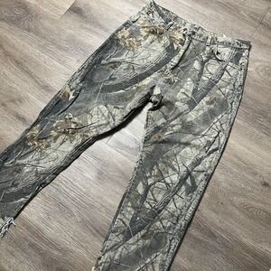 Vintage Wrangler Rugged Wear Jeans Size 40x31 RealTree Hardwoods Camo USA Made
